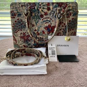 Brahmin Small Finley satchel in Brocade Melbourne